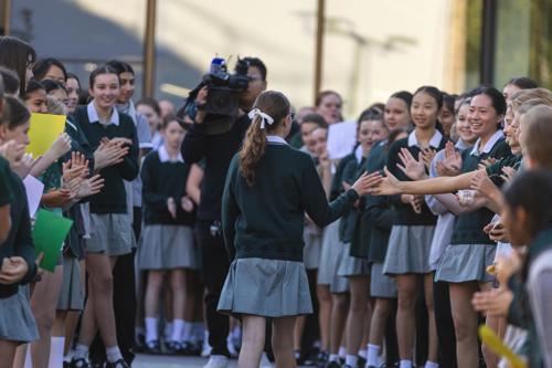 Olympian Indra Brown returns to MLC, applauded by her peers.