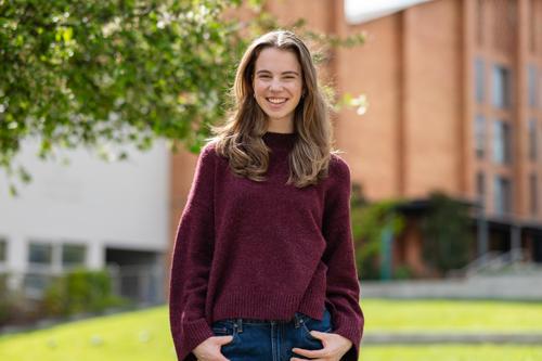 Recent IB graduate Madeleine McGregor.